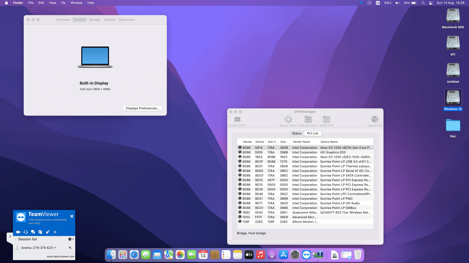 Lenovo IdeaPad 330S 14IKB 3rd [KabyLake R   Intel UHD 620 + I2C]   OpenCore 2